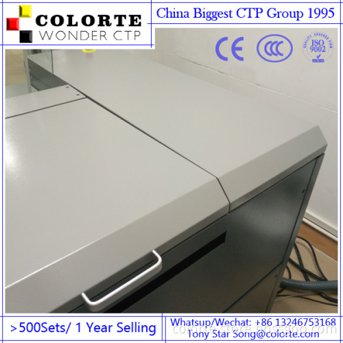 Colorte news paper application Aurora U8128 CTP Machine with 128 channels voilet laser doide